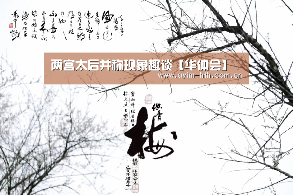 两宫太后并称现象趣谈【华体会】