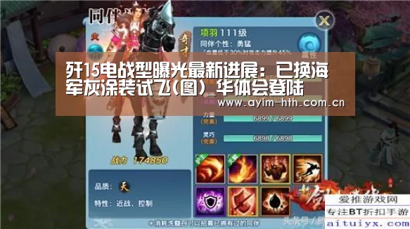 歼15电战型曝光最新进展：已换海军灰涂装试飞(图)_华体会登